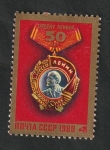 Stamps Russia -  4683 - 50 Anivº de  la Orden de Lenin, Medalla de la Orden