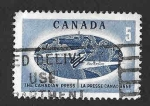 Stamps Canada -  473 - L Aniversario de Canadian Press