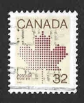 Stamps Canada -  951 - Hoja de Arce