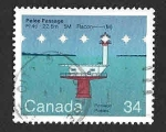 Stamps Canada -  1064 - Faro del Pasaje Pelée