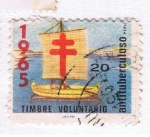Stamps : America : Peru :  Timbre voluntario antituberculoso