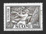 Stamps Finland -  305 - Leñador
