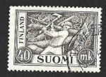 Stamps Finland -  305 - Leñador