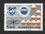 Stamps : Europe : Finland :  670 - Fondo Monetario Internacional
