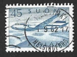 Stamps Finland -  C7 - Avión