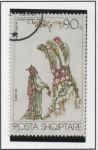 Stamps Albania -  Escenas d' l' leyenda de Rozafa