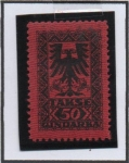 Stamps : Europe : Albania :  Aguila escudo