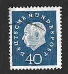 Stamps Germany -  796 - Theodor Heuss 