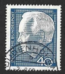 Stamps Germany -  882 - Heinrich Lübke