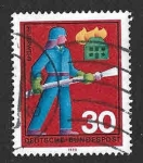 Stamps Germany -  1025 - Servicios Voluntarios