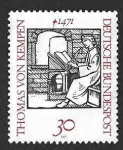 Stamps Germany -  1066 - 500 Años de la Muerte de Thomas a Kempis