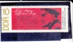 Stamps Germany -  50 aniversario revolución- lennin