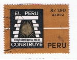 Stamps : America : Peru :  El perú construye Regimen Constitucional  1963 - 1969