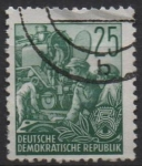 Stamps Germany -  Construcción d' Locomotora 