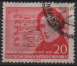 Stamps Germany -  Rober Schumann