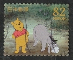 Stamps Japan -  6565 - Winnie Pooh y el Burro