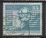Stamps Germany -  Munumento Karl-Marx