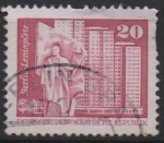 Stamps Germany -  Estatua d' Lenin