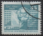 Stamps Germany -  Munumento Karl-Marx