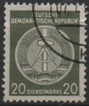 Stamps Germany -  Escudo d' DDR