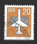 Stamps Germany -  C10 - Avión (DDR)