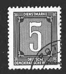 Sellos de Europa - Alemania -  O28 - Número (DDR)