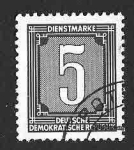 Stamps Germany -  O28 - Número (DDR)