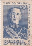 Stamps Brazil -  Visita Gral.Craveiro Lopes a Brasil