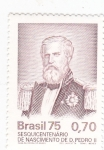 Stamps Brazil -  Sesquicentenario Nacimiento Pedro II