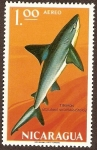 Stamps : America : Nicaragua :  Tiburón