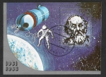 Stamps Cuba -  2857 - HB XXV Aniversario del Primer Hombre en el Espacio