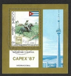 Stamps Cuba -  2953 - HB Exposición Filatelia Internacional CAPEX´87