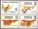 Stamps Dominican Republic -  Murciélagos