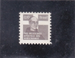 Stamps Brazil -  Frai Nicodemos apostol de los Hansenianos