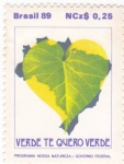 Sellos de America - Brasil -  Verde te quiero verde