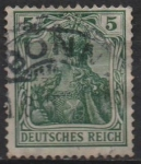 Stamps Germany -  Alegoria d' Alemania