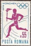 Stamps Romania -  Portador de antorcha