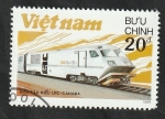 Sellos de Asia - Vietnam -  863 - Locomotora