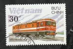 Sellos de Asia - Vietnam -  867 - Locomotora