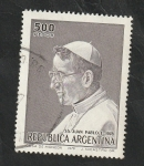 Stamps Argentina -  1196 - Juan Pablo I