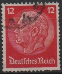 Stamps Germany -  Pres. Von Hindenburg