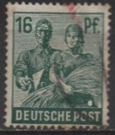 Stamps Germany -  Cosecha d' trigo