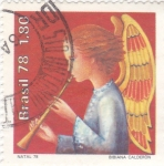 Stamps Brazil -  angel
