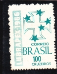 Sellos de America - Brasil -  LUBRAPEX - 1966