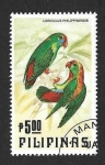 Stamps Philippines -  1660 - Loro Colgante Filipino