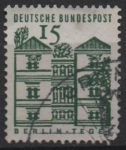 Stamps Germany -  Castillo d' tegel