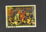 Stamps Bulgaria -  200 ani. del nacimiento del pintor Delacroix