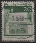 Stamps Germany -  Dresden.Portico,Lorsch