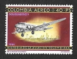 Sellos de America - Colombia -  C477 - Avión Douglas