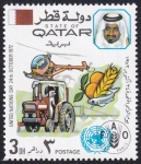 Sellos de Asia - Qatar -  Día de las Naciones Unidas '72